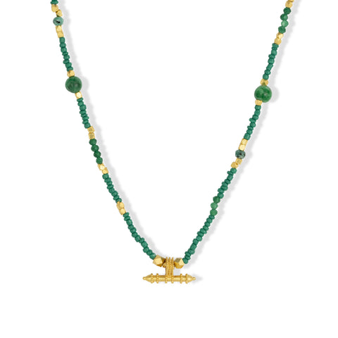 Sadie Necklace Dark Green