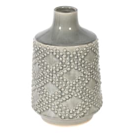 Grey Dot Vase