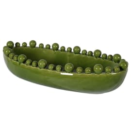 Green Oval Bowl