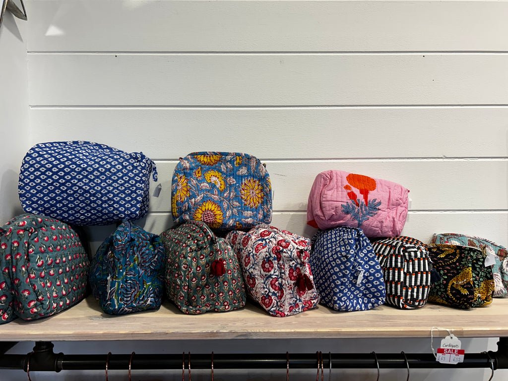 Cotton Patterned Washbags