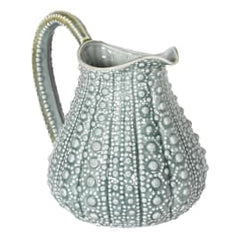 Grey / White urchin jug